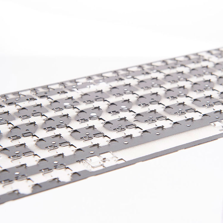 Präzise gestanzte Tastaturkomponenten aus Aluminium